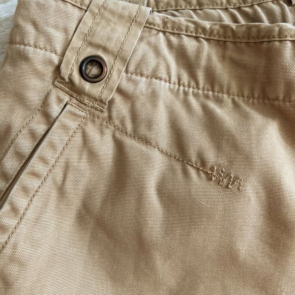 Vintage Timberland Cargo Shorts Size 34 Military Workwear Utility Golden Tan - Picture 3 of 12